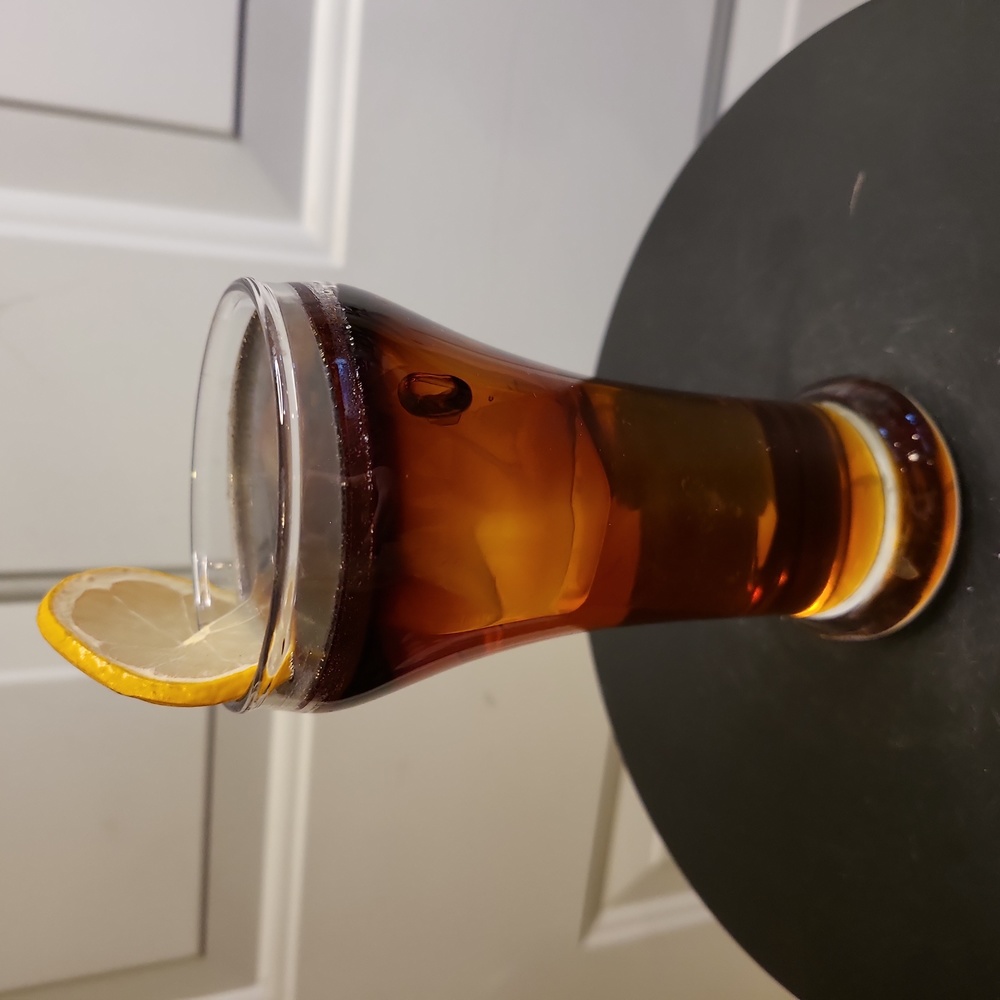 Faux Food Fake Ice Tea w/ Lemon Glass of Soda 6 7/8" - Picture 2 of 11